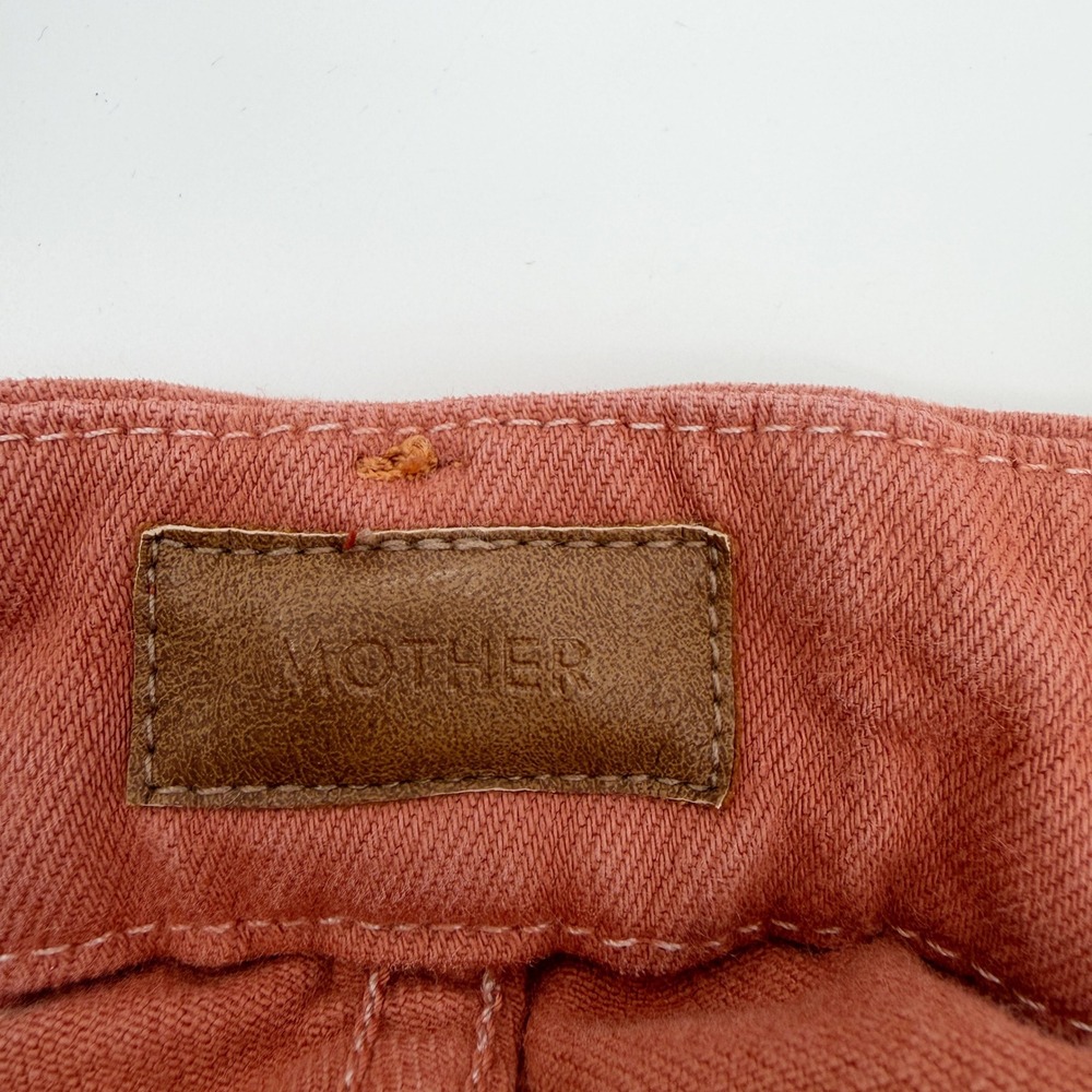 Mother The Looker Ankle Fray‎ in Coconut Shell Terracotta Size 29 - Picture 9 of 14